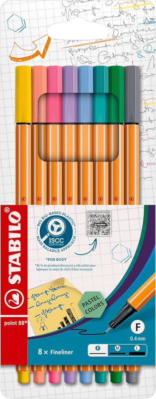 STABILO Point 88 Pastel x8