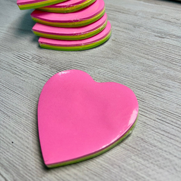 APLI Notas Adhesivas Corazón 