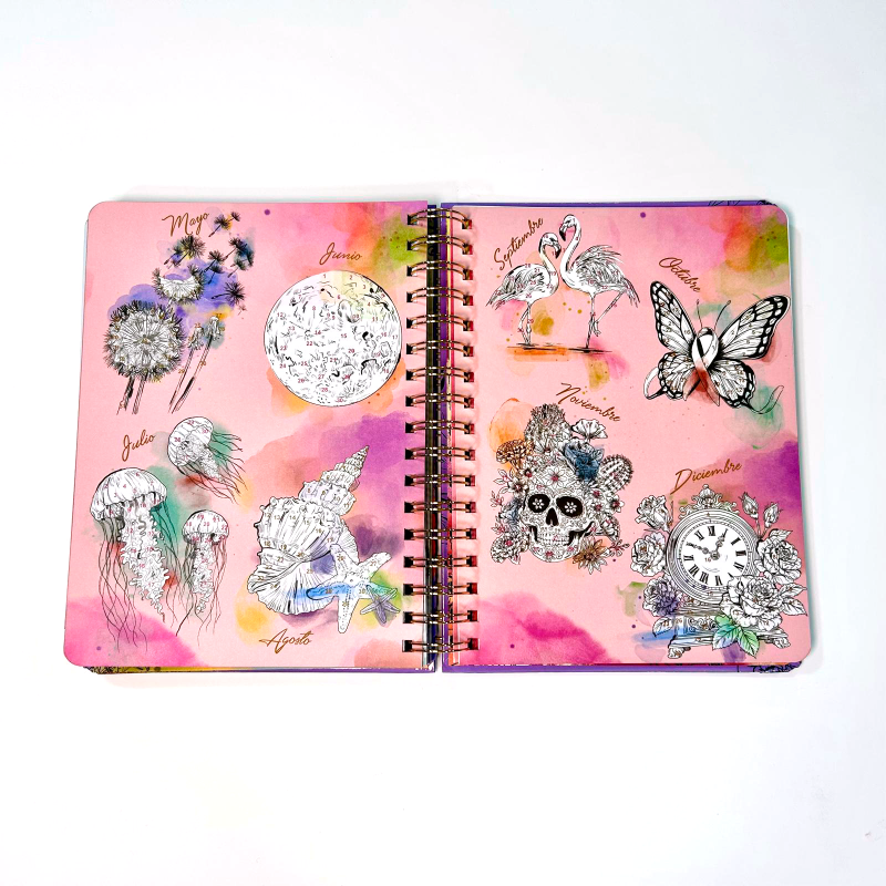 Agenda anual semanal 2026 La Vecina Rubia