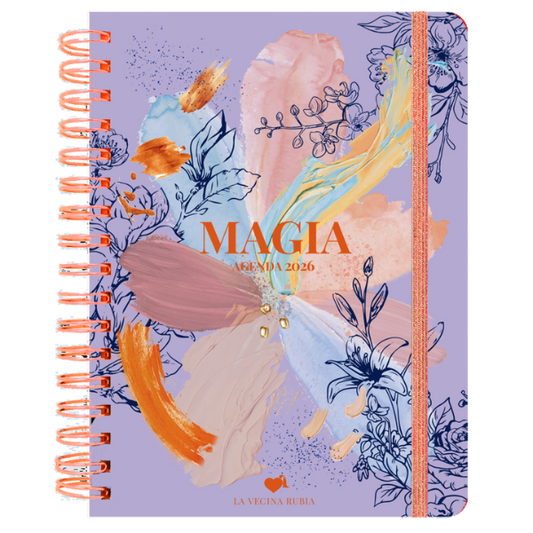 Agenda anual semanal 2026 La Vecina Rubia