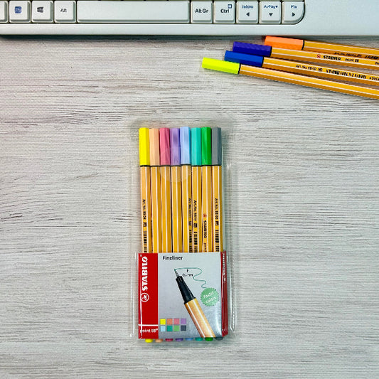 STABILO Point 88 Pastel x8 