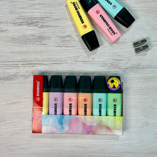 STABILO BOSS ORIGINAL PASTEL Estuche 6 COLORES
